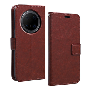 商务简约 防摔全包边软硅胶插卡钱包男女新款 适用华为Mate70手机壳mate70pro保护皮套mate70pro 翻盖式