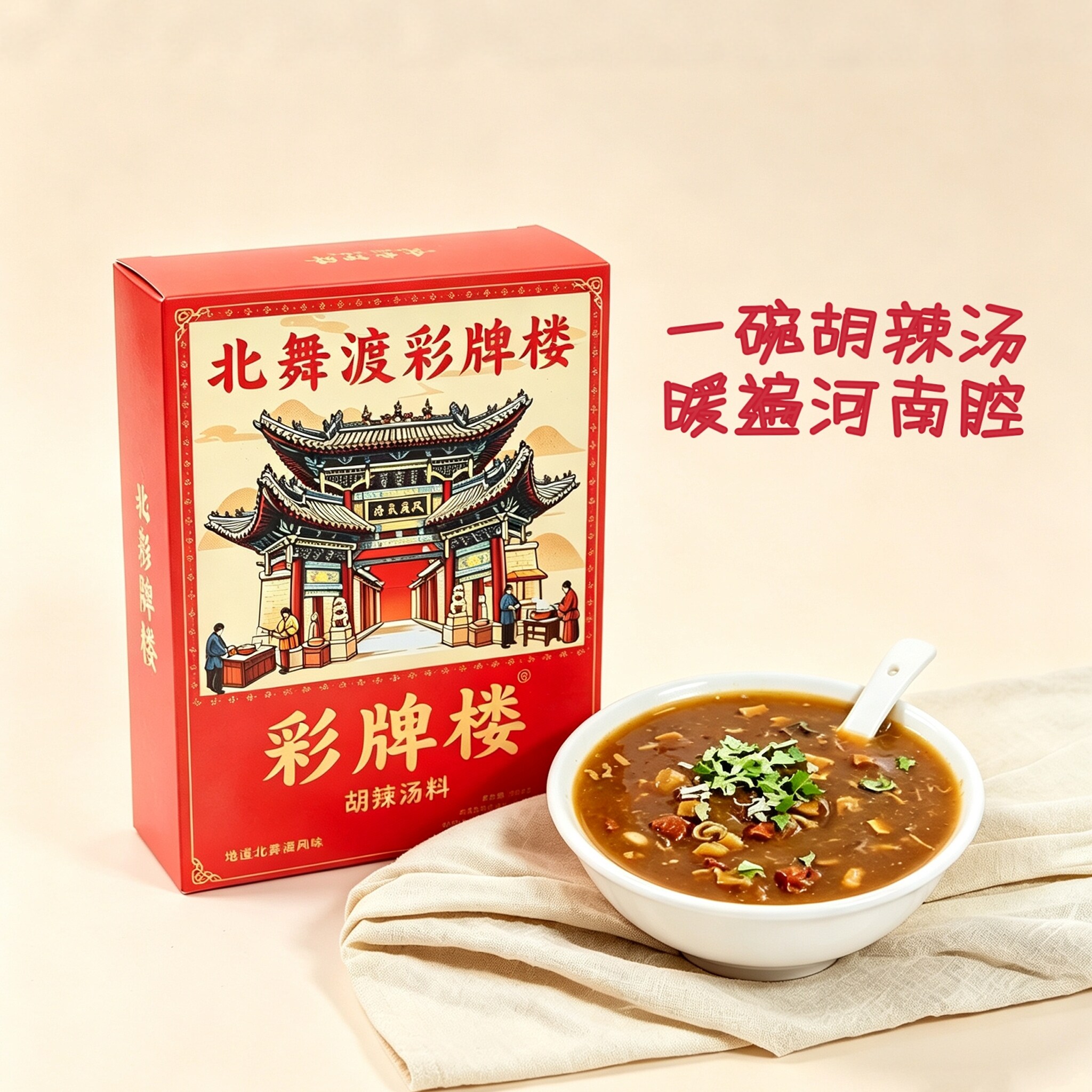彩排楼地道北舞渡胡辣汤