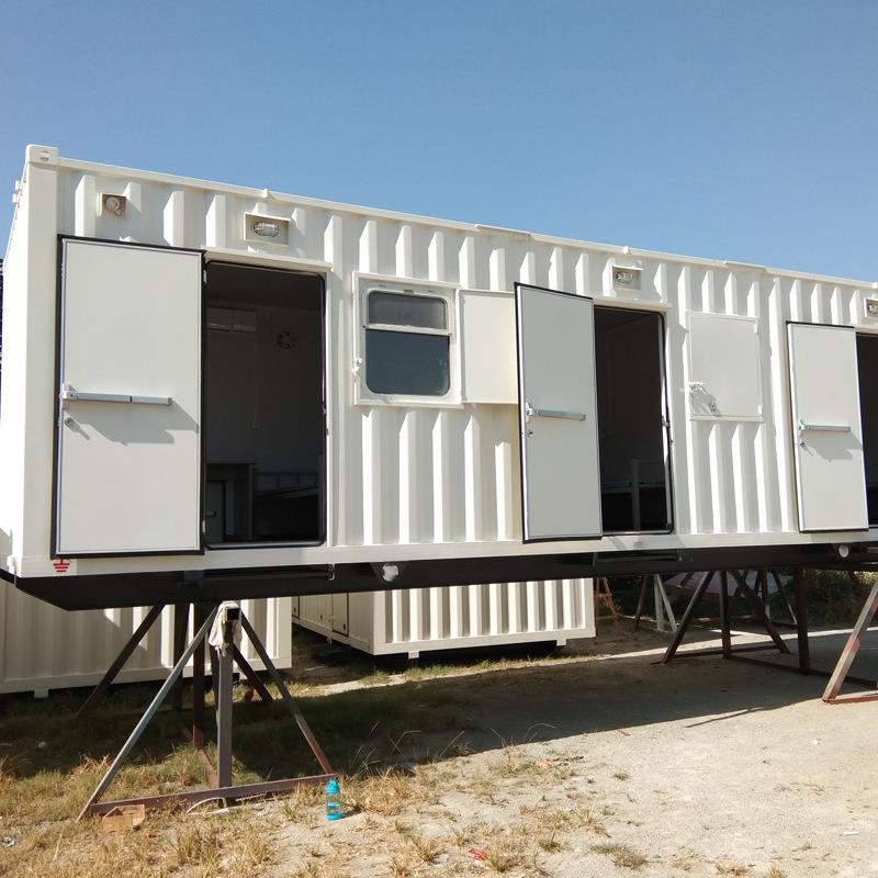 广东厂家集装箱临时住人房屋柜员工宿舍活动房移动办公室模块箱