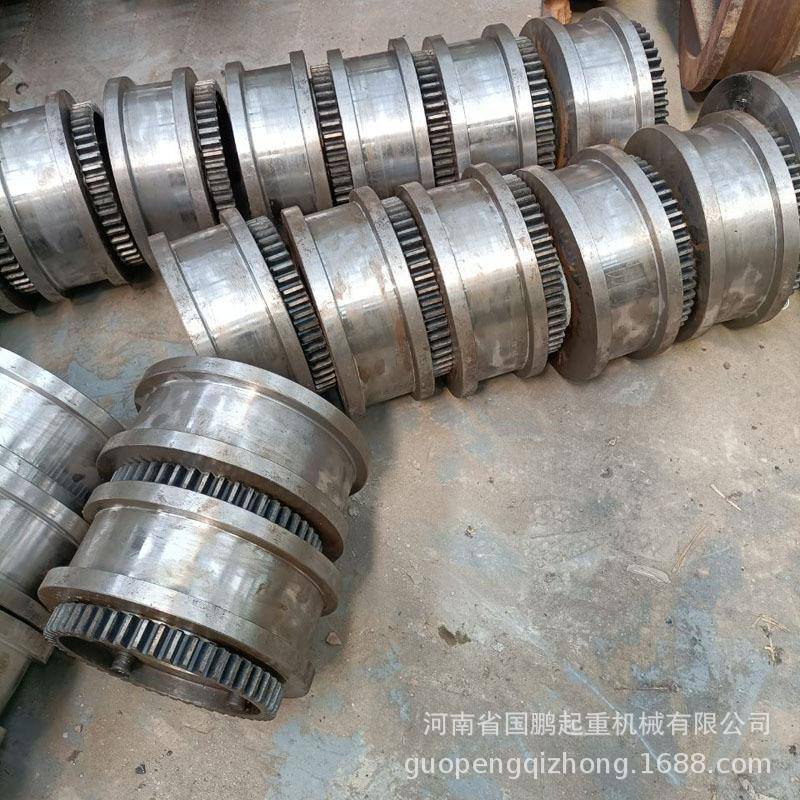 龙门吊地梁轮起重机行车大车行走轮电动单梁400LD驱动轮