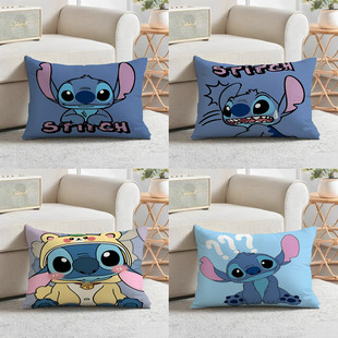 史迪仔枕头星际宝贝史迪奇卡通双面含芯枕套来图定制枕头套子抱枕