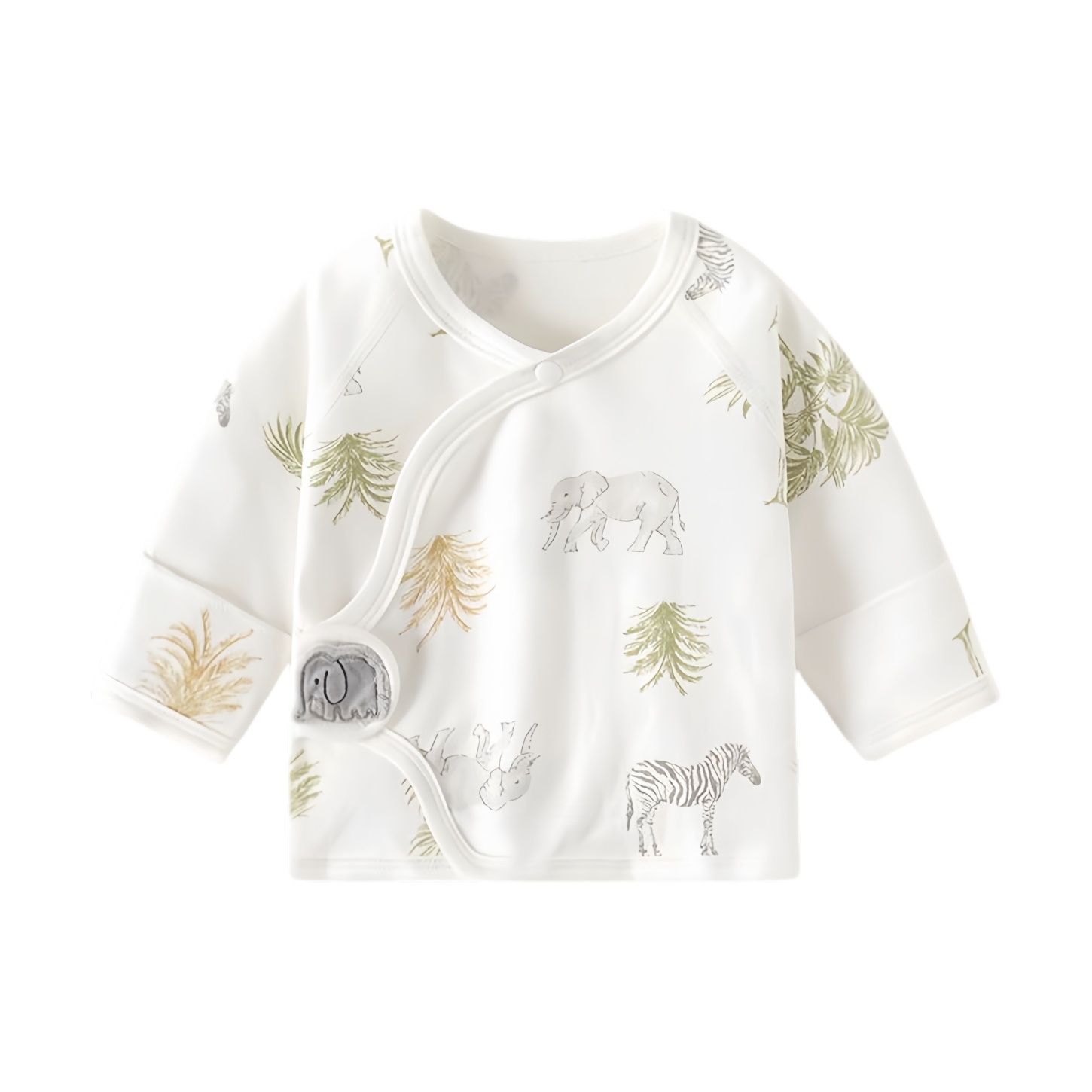 A类52码新生婴儿纯棉无骨半背衣