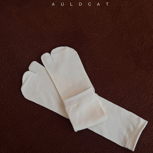 AULDCAT棉质平纹分趾袜