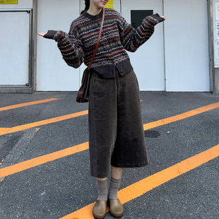 UPW纱线100羊毛费尔岛针织开衫 AULDCAT 2025FW