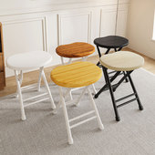 折叠凳子便携家用成人小板凳子户外高凳简易地摊圆凳宿舍椅子圆凳