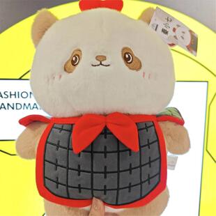 西安文创秦始皇兵马俑秦小七大号毛绒抱枕玩偶卡通可爱伴手礼