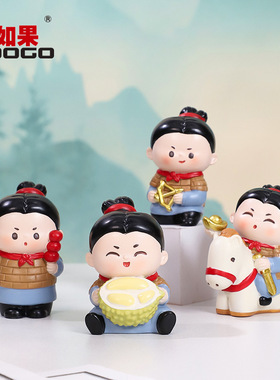 西安文创纪念品秦始皇兵马俑摆件桌面车载手办礼物陕西旅游伴手55