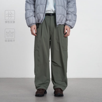 CONTRAFIEND「一件过冬」秋冬加厚登山布耐磨多口袋工装直筒长裤