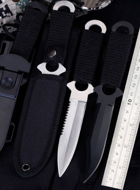 户外随身小直刀野营战术潜水猎刀高硬度求生刀野外生存多功能小刀