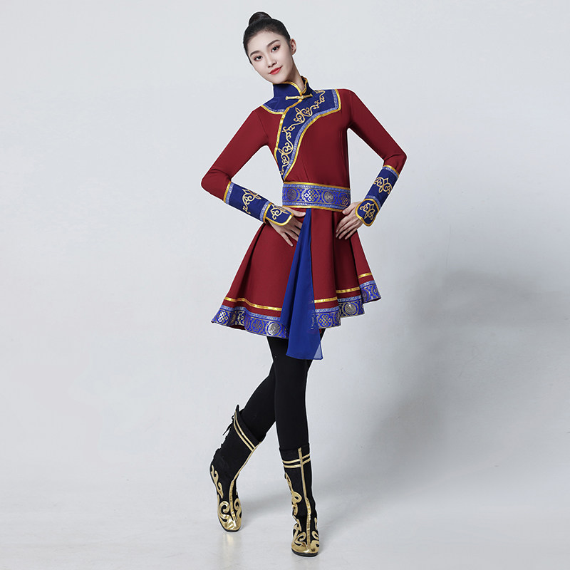 新款蒙古舞蹈演出服成人儿童少数民族服装蒙族白马舞大摆裙练功服,女装/女士精品,民族服装/舞台装,淘宝优惠券,粉丝福利购,淘宝优惠卷