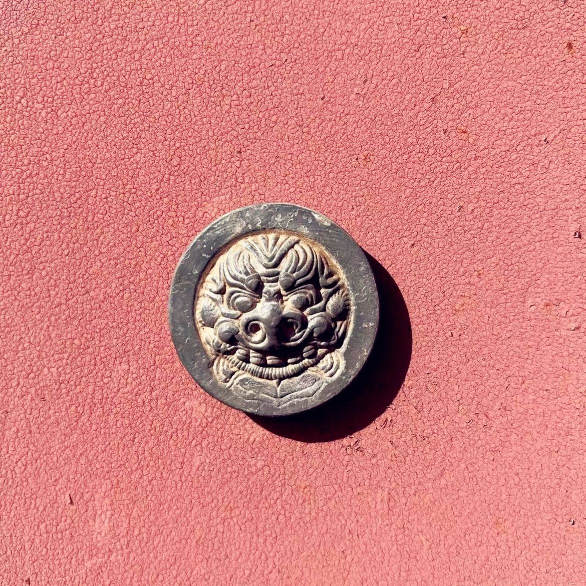 山西文创中式非遗砖雕瓦当瑞兽二款创意冰箱贴旅游纪念品赠送礼品