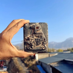 山西古建长治正觉寺过殿砖雕鸱吻冰箱贴旅游纪念品磁贴文创礼物