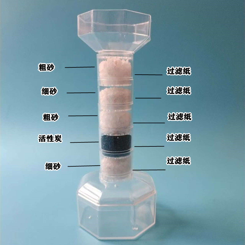 自制净水器污水净化系统实验套装