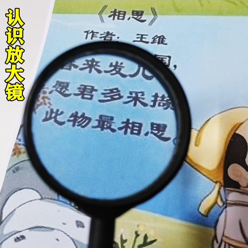 认识放大镜科学实验科技制作小发明幼儿手工材料包小牛顿透镜器材