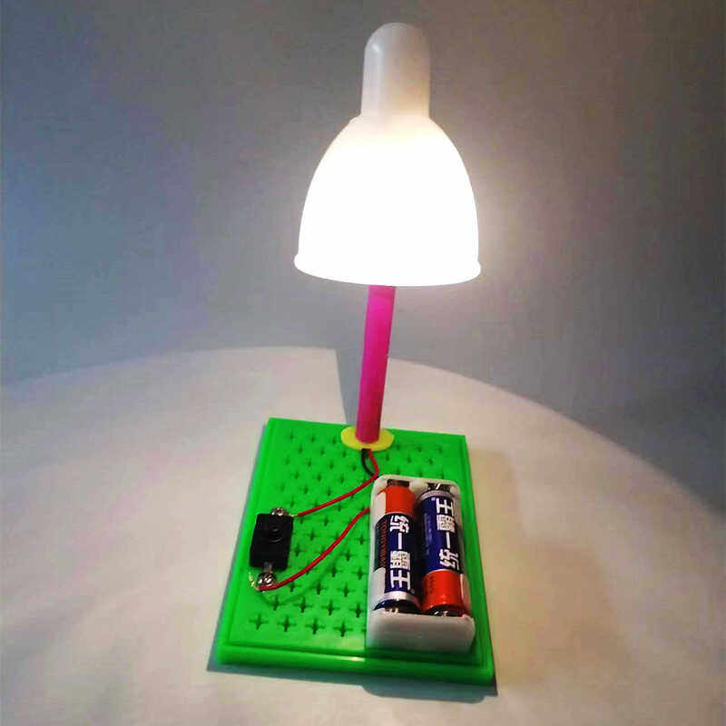 科技小制作diy手工材料包科学实验物理电路创意拼装玩具自制台灯