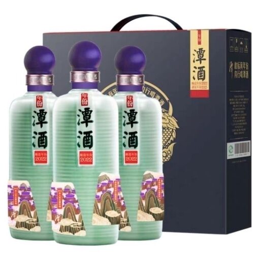 潭酒年份潭酒2022酿造 53度500毫升3瓶装