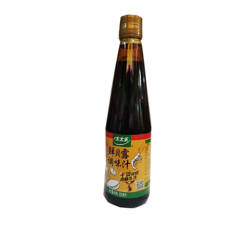 鲜贝露太太乐海鲜酱油500ml*2瓶海鲜蘸料凉拌菜代替生抽调味料