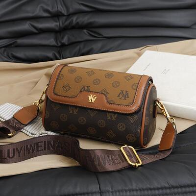 复古老花枕头包包女式2025新款轻奢小众今年流行爆款高级感斜挎包