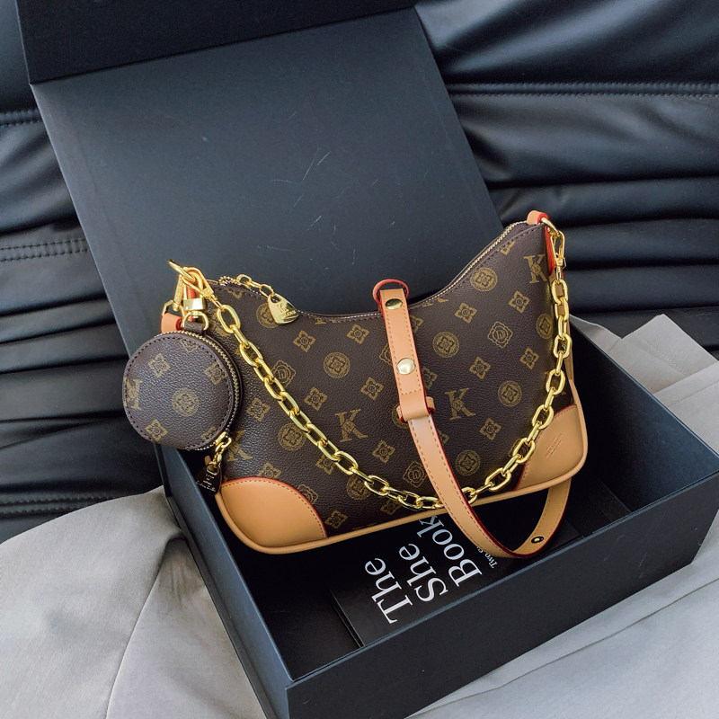 轻奢复古腋下包包女2025新款大容量单肩包女式斜挎包高级感通勤包