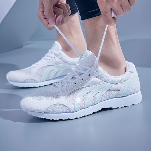 多威跑步鞋跑鞋男官方旗舰店中考体育生训练鞋立定跳远3105运动鞋