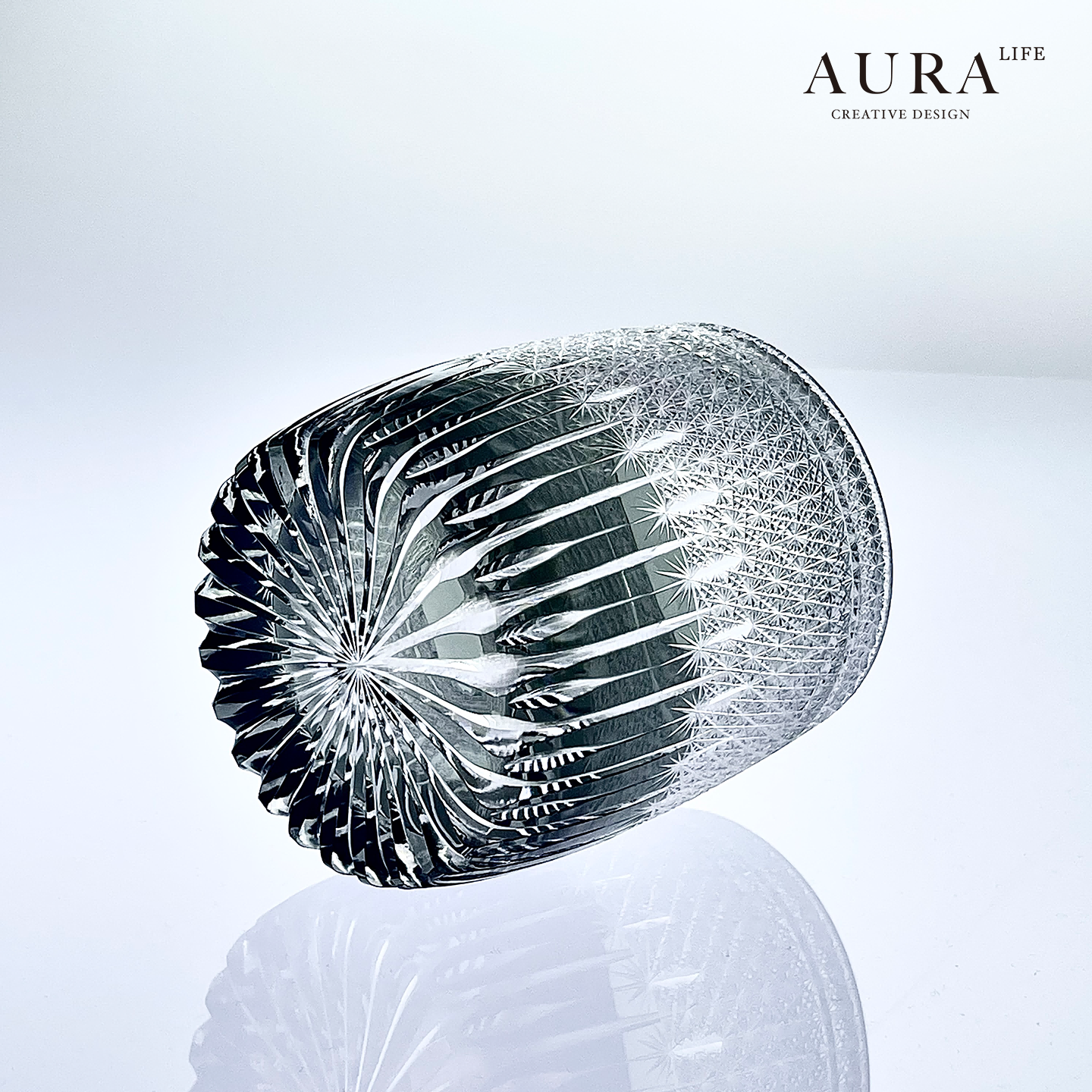AURA'S江户切子麦芒高级感水晶杯