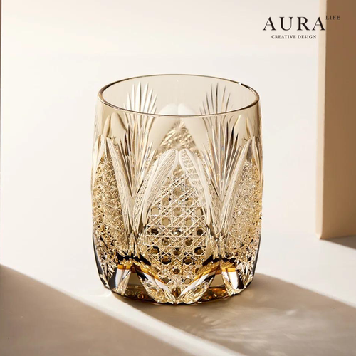 AURA'S白雾凇江户切子洋酒杯