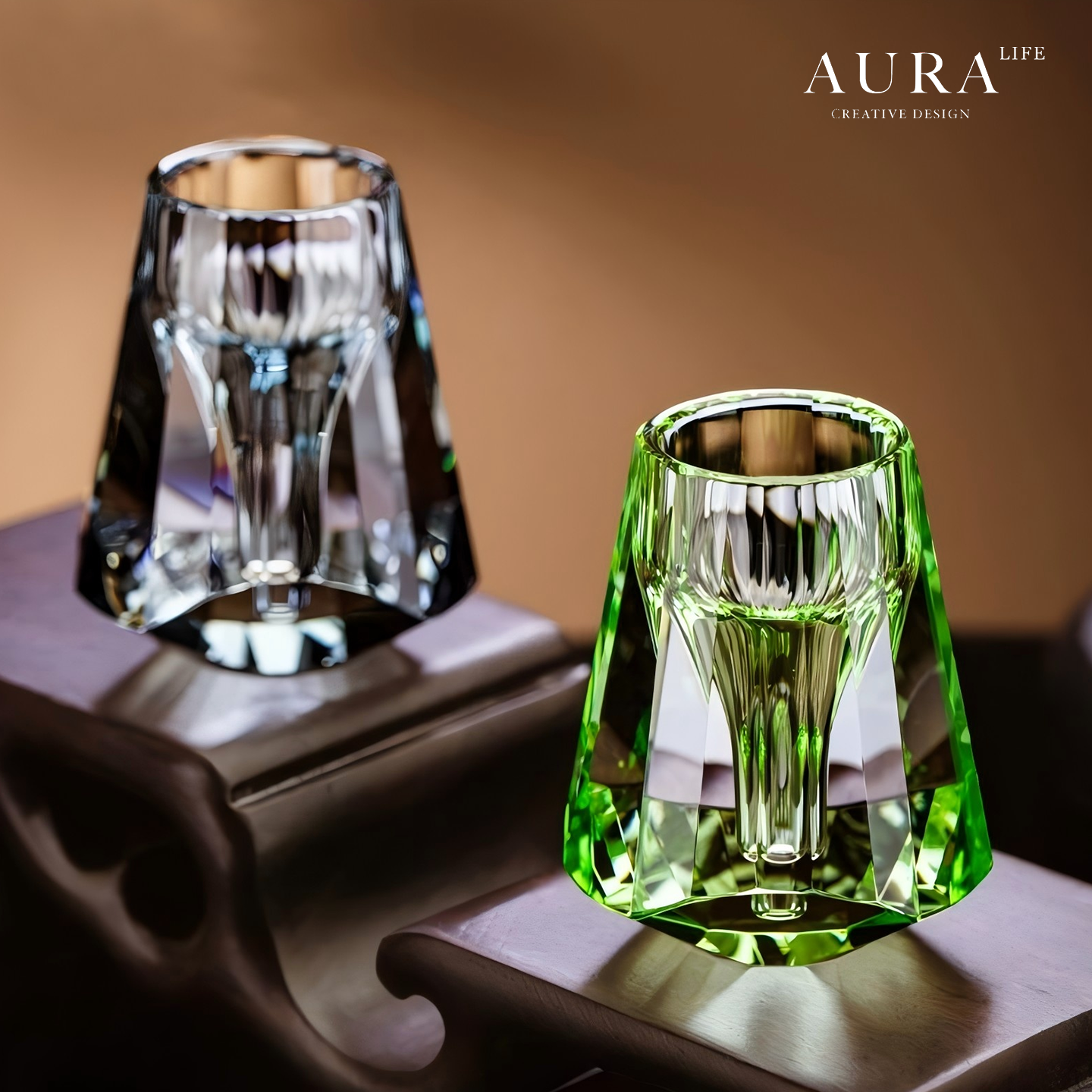 AURA'SK9水晶玻璃白酒杯套装