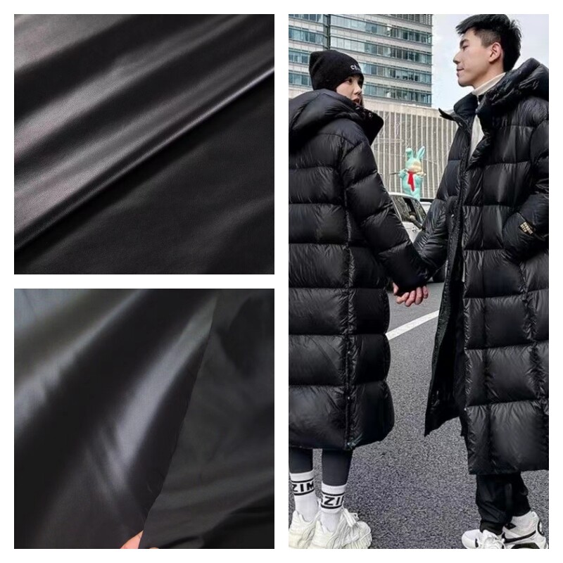 黑金羽绒服面料高档尼龙480轻薄柔软棉衣马甲黑色免洗布料手工diy,服饰配件/皮带/帽子/围巾,布面料,淘宝优惠券,粉丝福利购,淘宝优惠卷