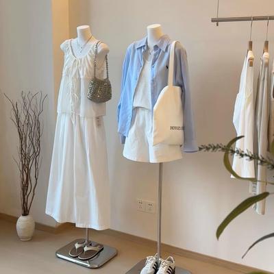 韩版女装模特道具半身扁平胸服装店橱窗陈列假人偶扁身展示架全身