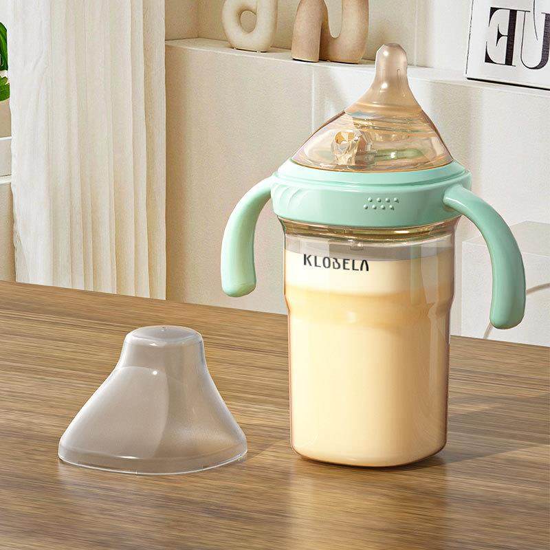 婴儿ppsu吸嘴水杯大容量大口径方型奶瓶防呛耐摔宝宝断奶,婴童用品,奶瓶,淘宝优惠券,粉丝福利购,淘宝优惠卷