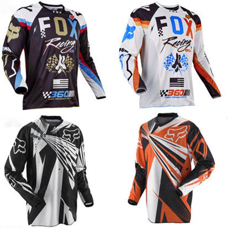 热卖山地自行车骑行服越野摩托车速降服透气快干T恤长袖上衣