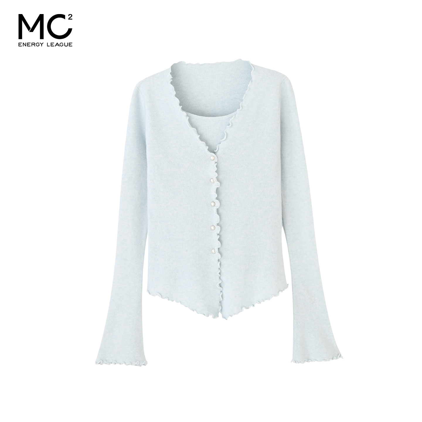 女装假两件开衫毛衣-158M5232101