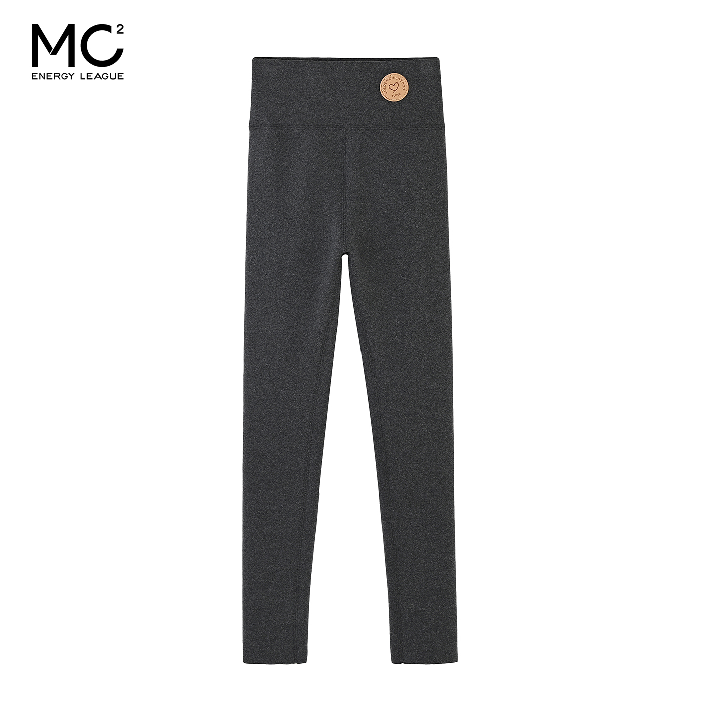 女装英文圆标小个子平板裤-7614