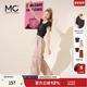 运动套装 mc2圆领T恤配宽松工装 新款 甜酷风时尚 阔腿裤 两件套女夏季