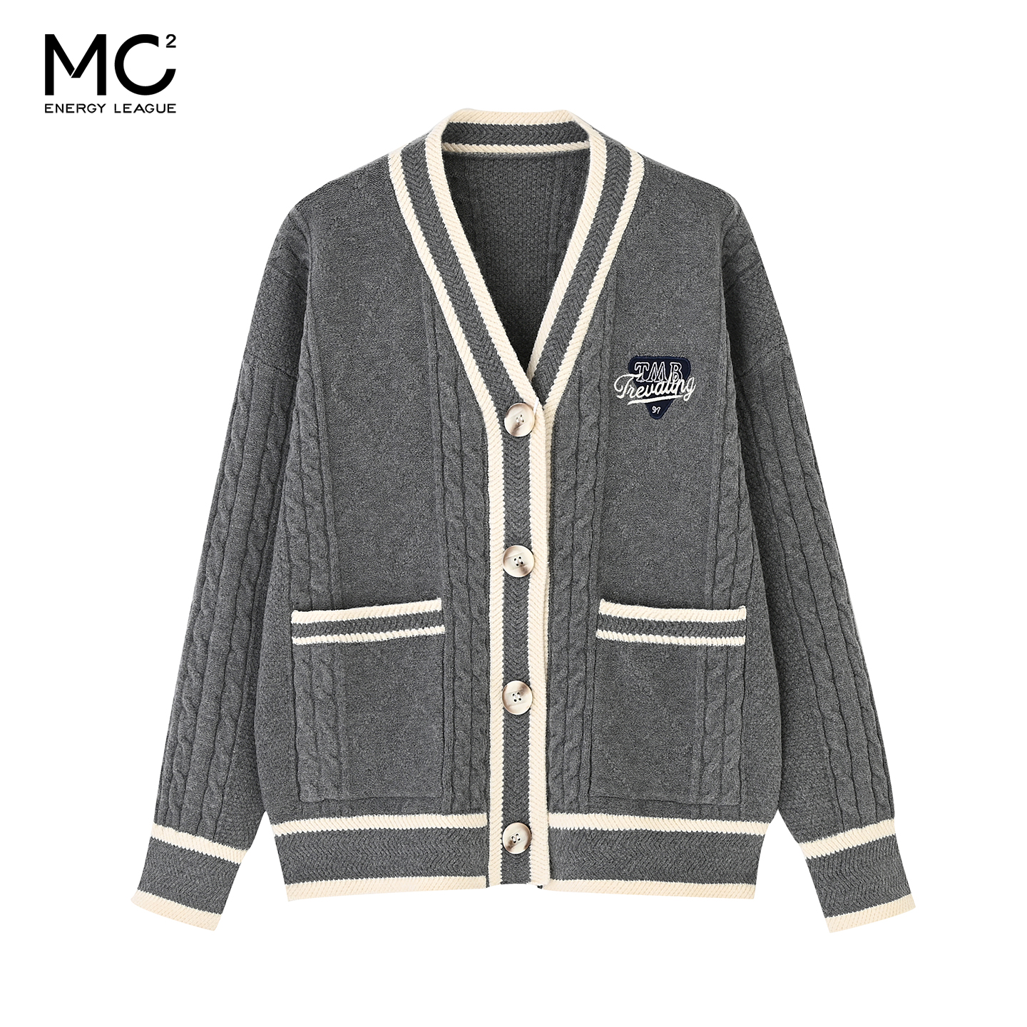 女装V领毛衣开衫M5232881