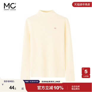 女装 M71M5241019 半高领粉色标毛衣