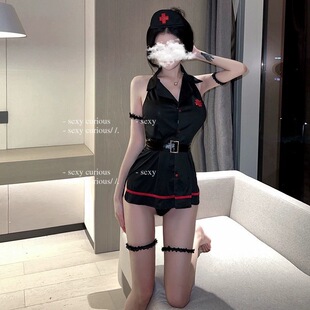 荷尔蒙内衣激发情欲套装大码护士性感挑拨制服可爱吊带睡裙床上女