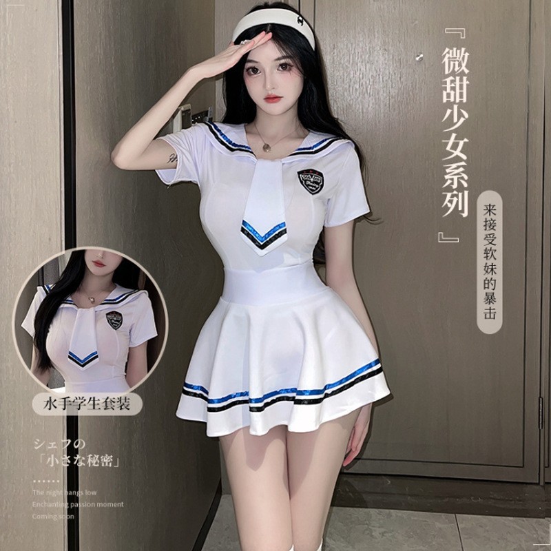 森夜妖精内衣角色扮演日系水手服学院风学生装性感制服诱惑
