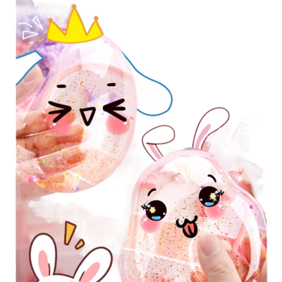 纳米胶捏捏乐吹泡泡解压水球咕卡