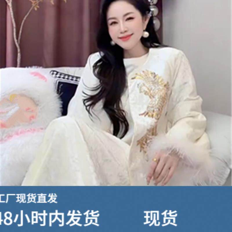 新中式国风重工刺绣加棉加厚外套女冬季新款宽松显瘦百搭保暖棉服,运动/瑜伽/健身/球迷用品,广场舞套装,淘宝优惠券,粉丝福利购,淘宝优惠卷