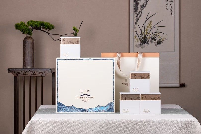 经典包装500克4罐一斤装白茶奶白茶新款高端茶叶盒一箱10套空礼盒
