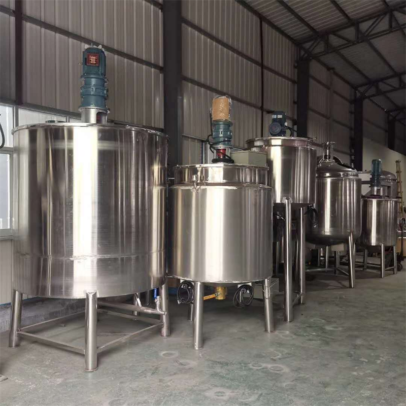 恒温电加热罐 食品级304不锈钢润滑油拌料桶 液体高速拌料机