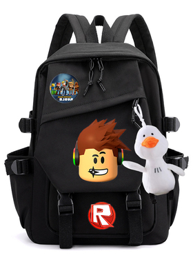 Roblox书包罗布乐思虚拟世界周边男女双肩包背包大容量休闲学生