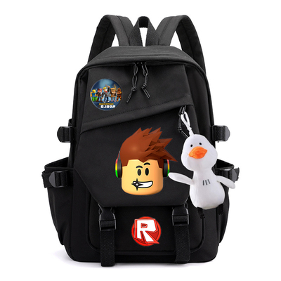 Roblox书包罗布乐思虚拟世界周边男女双肩包背包大容量休闲学生
