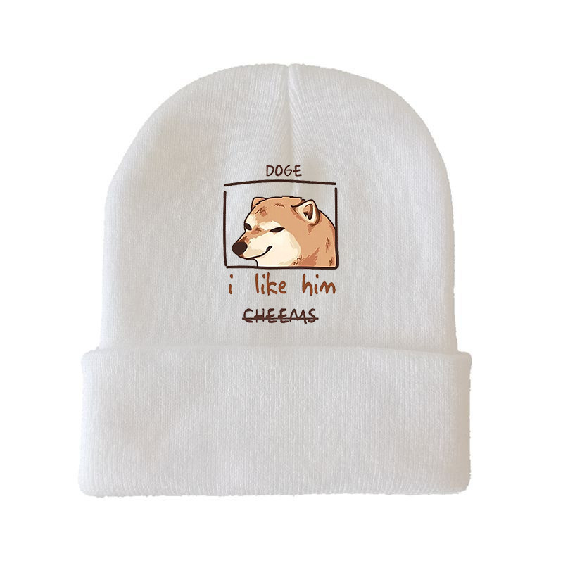 毛线帽子日常潮男女秋冬