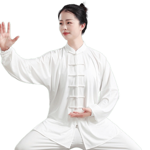 武士龙太极服女练功服新款武术服表演春季八段锦太极服男中国风