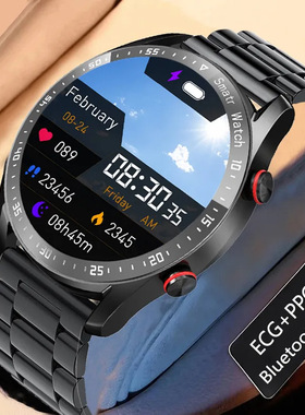 新款HW20智能手表蓝牙通话ECG+PPG心电血压血氧睡眠男士运动手表