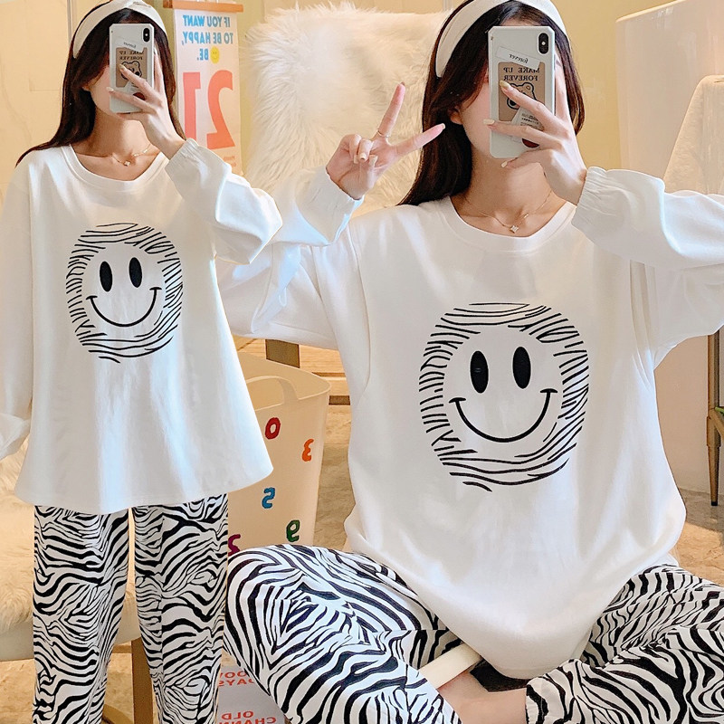 月子服春秋透气产后哺乳孕妇睡衣