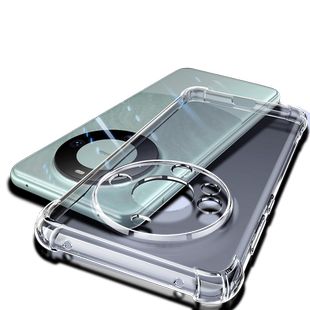 以诺适用华为mate60手机壳透明mate60pro硅胶防摔保护套mate60pro+女男潮款Mate60RS保时捷新款非凡大师全包