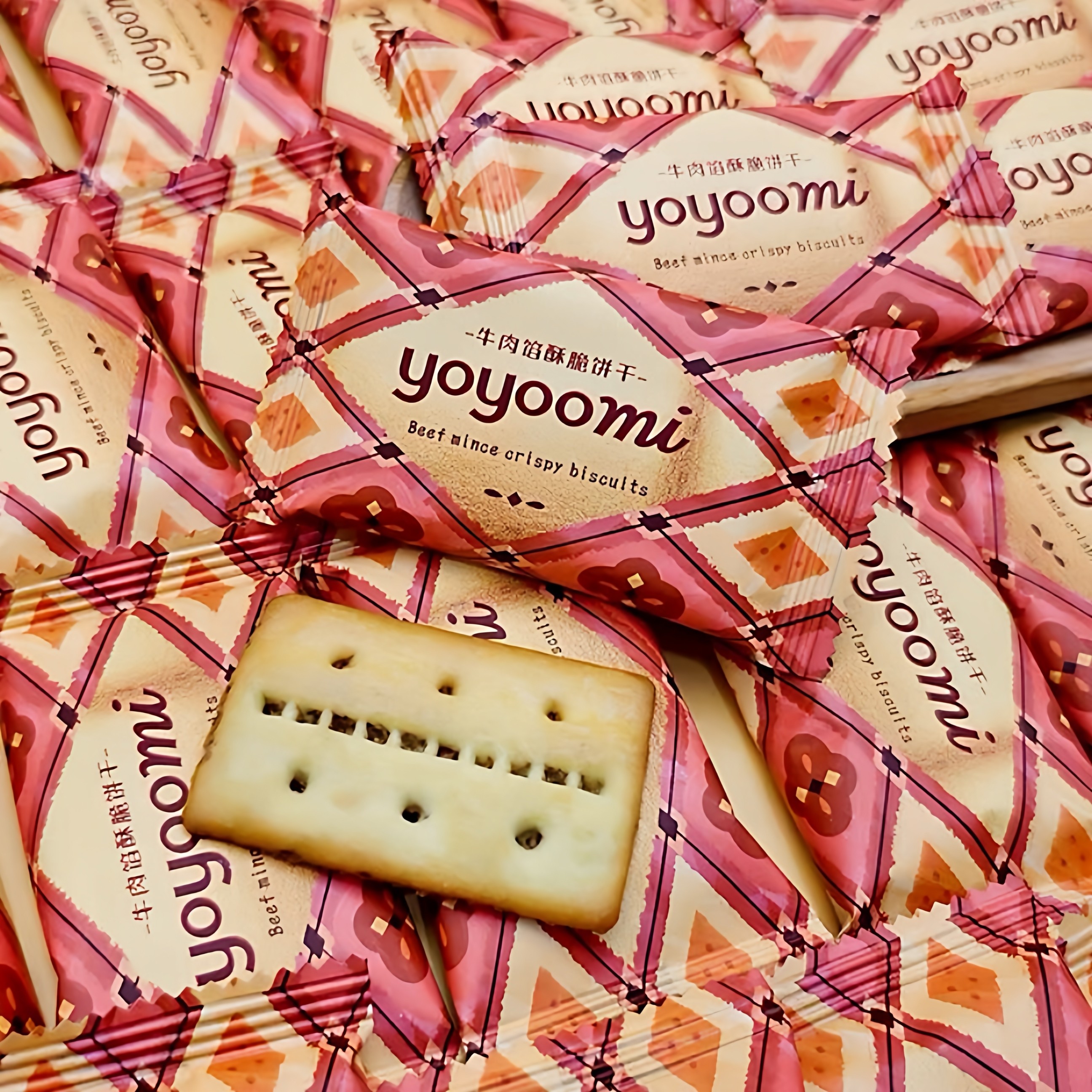 高端饼干牛肉味yoyoomi满月结婚庆喜饼接待乔迁新居休闲小零食,零食/坚果/特产,传统糖果,淘宝优惠券,粉丝福利购,淘宝优惠卷
